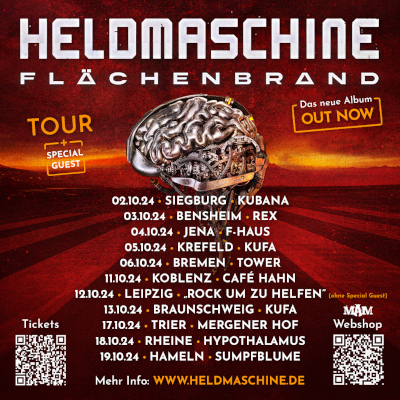 Heldmaschine Flchenbrand Tour Herbst 2024