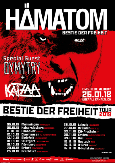 Hmatom - Bestie der Freiheit Tour 2018