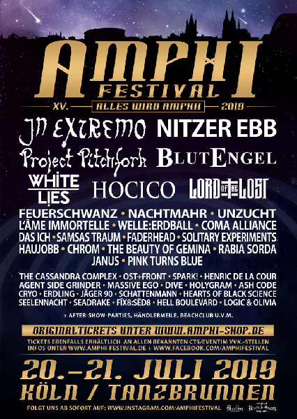 Amphi Festival 2019 - Flyer
