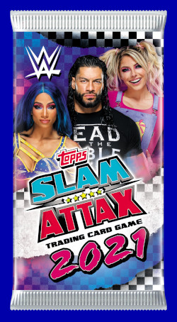 WWE Slam Attax 2021 Kartenpäckchen Motiv 2