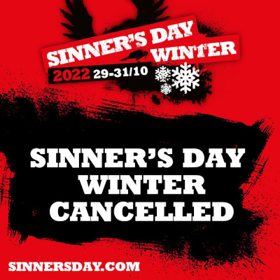 Sinners Day Winter 2022 Cancelled