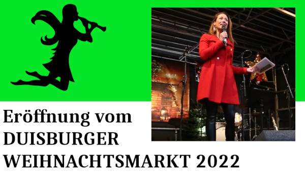 Duisburger Weihnachtsmarkt 2022: Eröffnungsfeier
